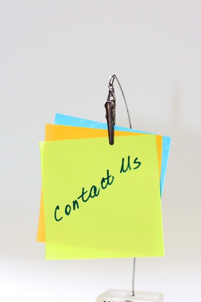 formulaire de contact